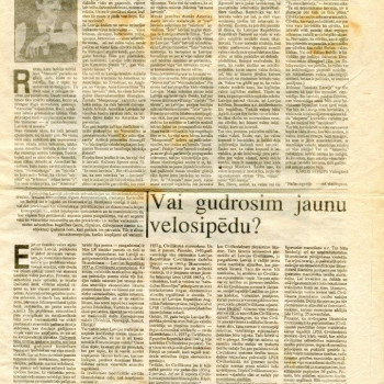 Ieskats laikraksta “Atmoda” (Nr.23 (137) 13.06.1991.) lappusēs.
ANM plg 5301
