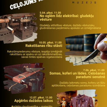 Izglītojošo nodarbību cikls "Ceļojums muzejā"