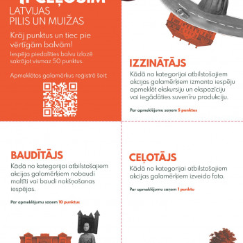 Akcija "Apceļosim Latvijas pilis un muižas 2025"!