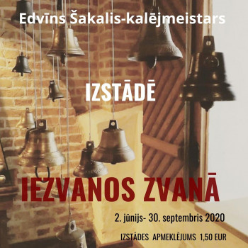 Alūksnes muzejs no 2020. gada 2. jūnija aicina apmeklēt kalēja Edvīna Šakaļa meistardarbu izstādi “Iezvanos zvanā”