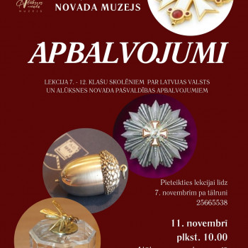 Lekcija "Apbalvojumi"!