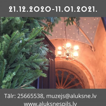 No 21. decembra līdz 2021.gada 11. janvārim Alūksnes muzejs apmeklētājiem ir slēgts!