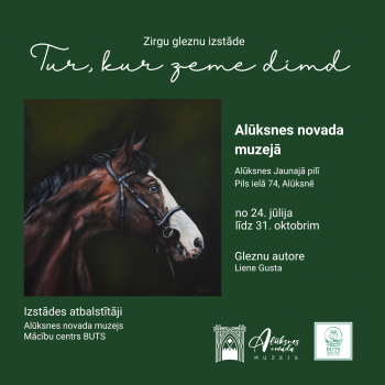 Novadnieces Lienes Gustas gleznu izstādes "Tur, kur zeme dimd" atklāšana!